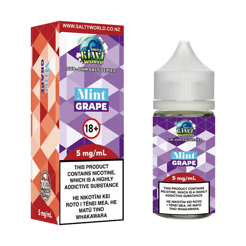 Mint Grape Sub-Ohm Nicotine Salt E-liquid - Image 2