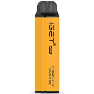 Strawberry Banana Ice 3500 Puffs Disposable Vape IGET Mega